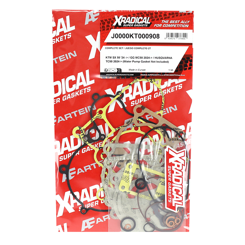 Joint moteur moto cross adaptable KTM 50 SX 2024+ 2T - Gas Gas 50 MC50 2024+ 2T - Husqvarna 50 TC50 2024+ 2T pochette complète - vue 2