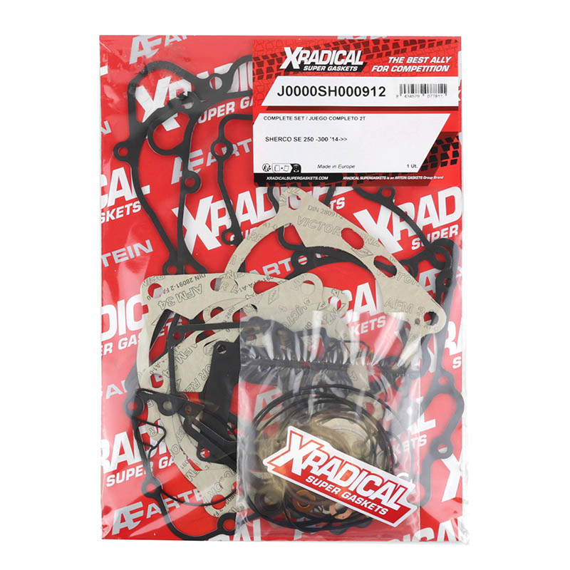 Joint moteur moto cross adaptable Sherco 250-300 SE 2014+ 2T XRADICAL pochette complète - vue 2