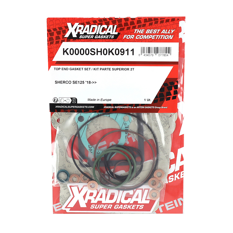 Joint haut moteur moto cross adaptable Sherco 125 SE 2018+ 2T pochette Xradical - vue 2