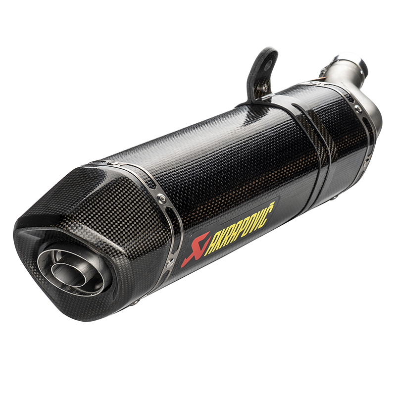 Pot moto Akrapovic pour honda 500 CB f 2016+2024, CB hornet 2024+, 400-500 CB x 2016+2024 (silencieux seul carbone) (s-h5so5-hrc) (homologue ce)