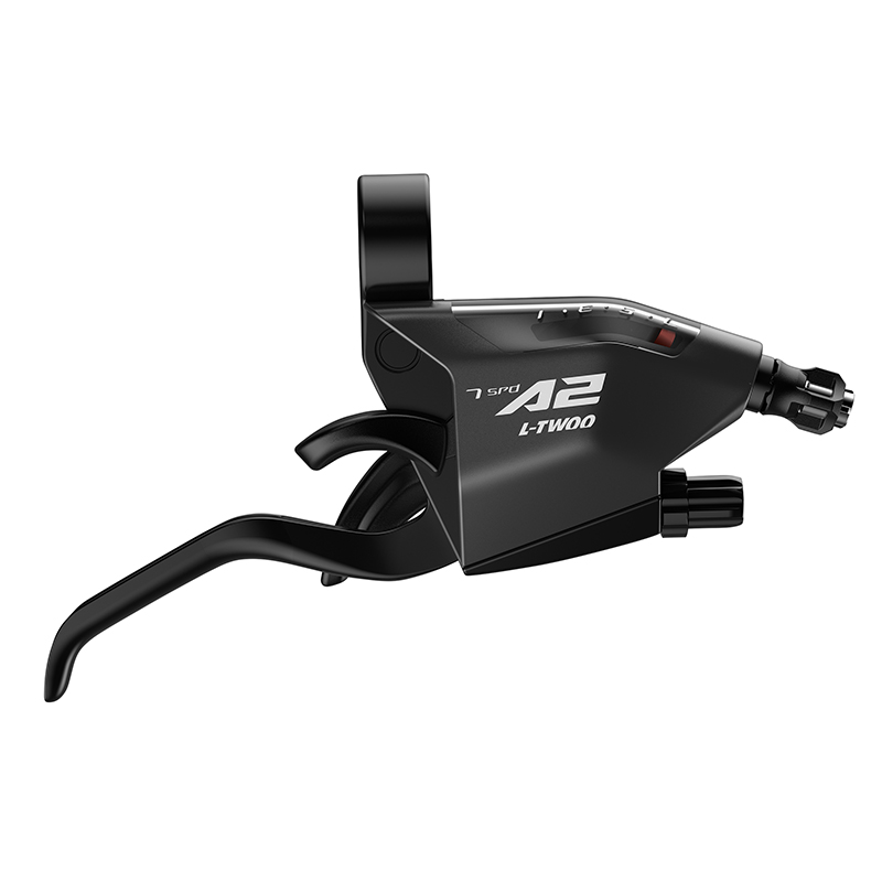 Levier-manette VTT Ltwoo 3 x 7V noir V-brake compatible Shimano (paire) - vue 2