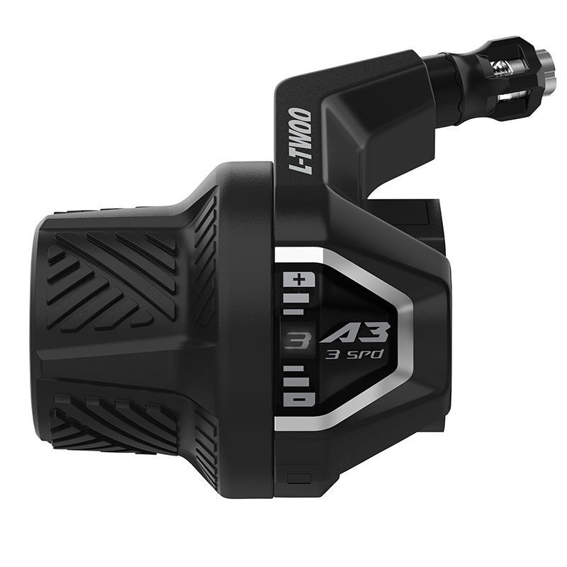 Manette VTT Ltwoo 3 x 8V poignée tournante A3 avec cadran compatible Shimano (paire) - vue 2