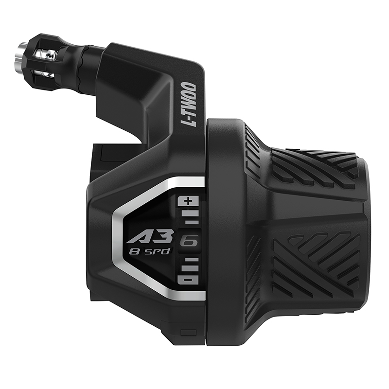 Manette VTT Ltwoo 3 x 8V poignée tournante A3 avec cadran compatible Shimano (paire) - vue 3