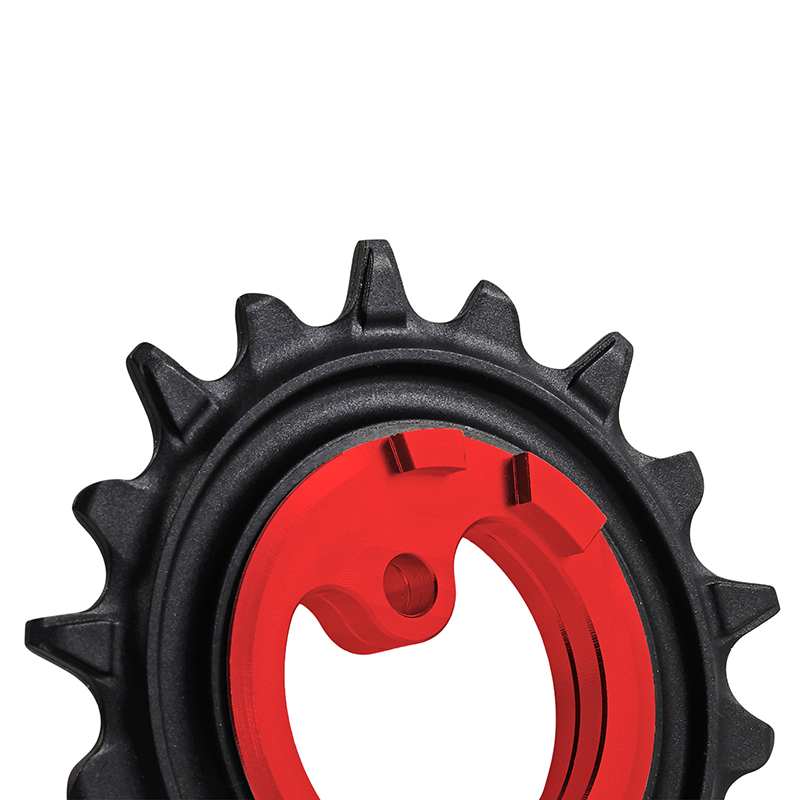 Galet dérailleur Tripeak 13-18 dents céramique 12X1-11X2V Shimano Deore XT 8100-8130 SLX 7120-7100 GRX 822 rouge (jeu de 2) - vue 2