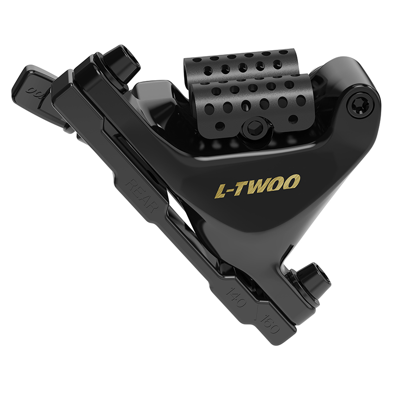 Groupe - transmission gravel Ltwoo 1X12V. GRT series disque hydraulique carbone noir - or (derailleur arriere - leviers - manettes avec etriers avant et arriere) (vendu en boite) -huile minerale - vue 6