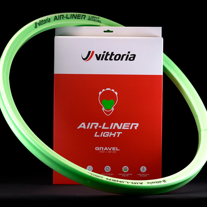 Mousse anticrevaison pneu route-gravel tubeless ready Vittoria Air-Liner Light 700x42-50 mm - vue 2