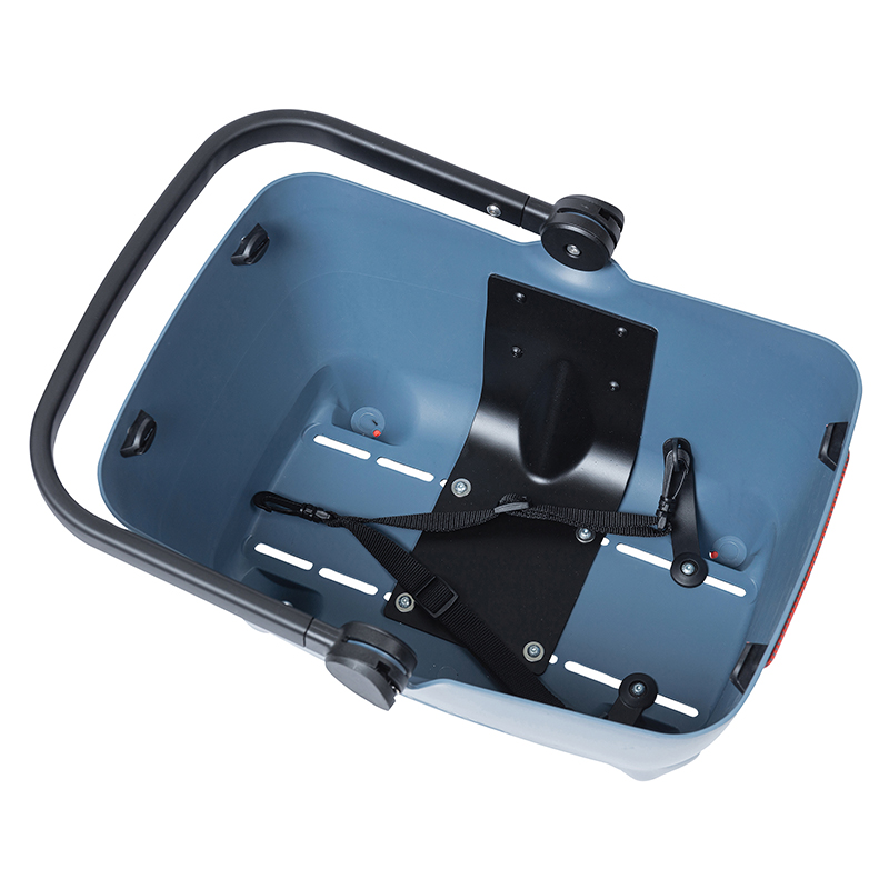Panier arrière Basil Buddy bleu pour chien 45x32x22 cm compatible système MIK - vue 6