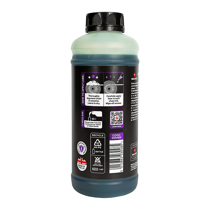 Lubrifiant chaîne Weldtite All Weather toutes conditions 1L - vue 2