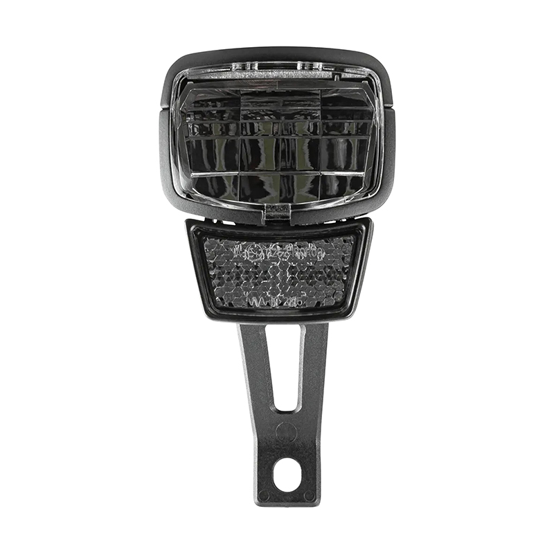 Eclairage velo vae - e-bike avant sur fourche Axa NXT 130 e-bike 6-12V 130LUX homologue noir compatible dynamo - pour voir a 140M et visible a 7KMS - vue 2