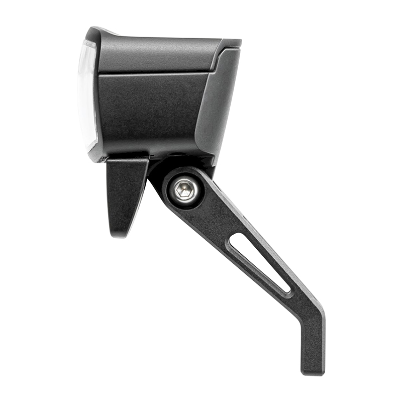 Eclairage velo vae - e-bike avant sur fourche Axa NXT 130 e-bike 6-12V 130LUX homologue noir compatible dynamo - pour voir a 140M et visible a 7KMS - vue 4