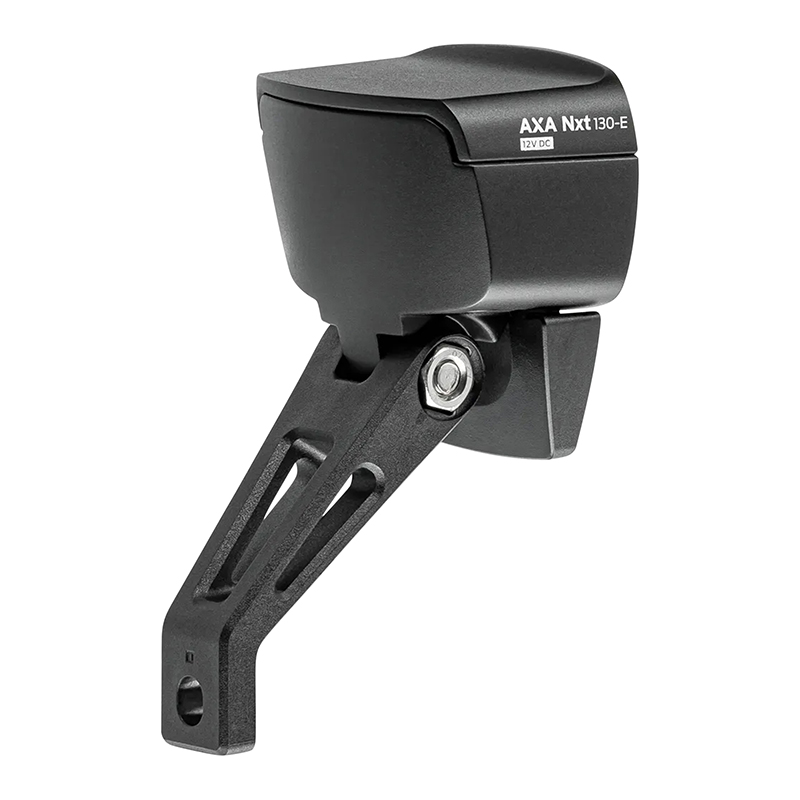 Eclairage velo vae - e-bike avant sur fourche Axa NXT 130 e-bike 6-12V 130LUX homologue noir compatible dynamo - pour voir a 140M et visible a 7KMS - vue 5