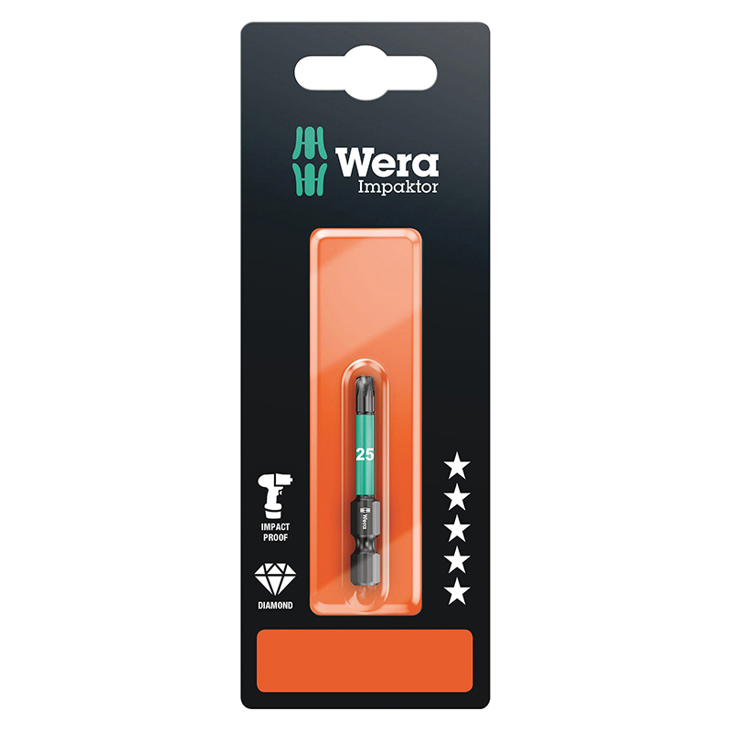 Embout Wera 867-4 Impaktor SB Torx TX25 50 mm - vue 2