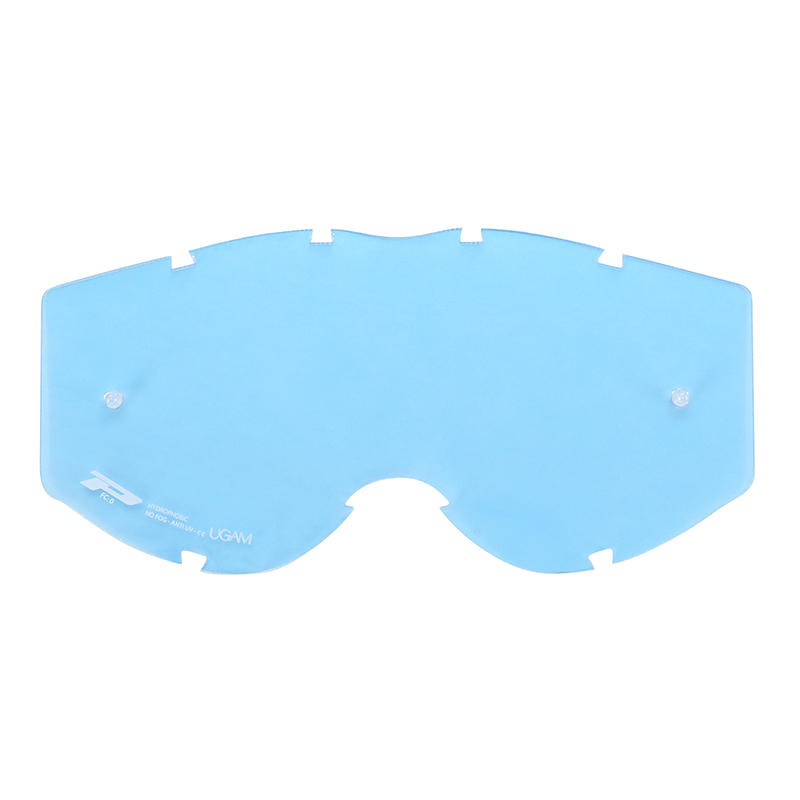 Écran masque-lunettes cross Progrip hydrophobe modèle 3300 Vision/3303 Vista transparent anti-buée anti-rayures anti-boue