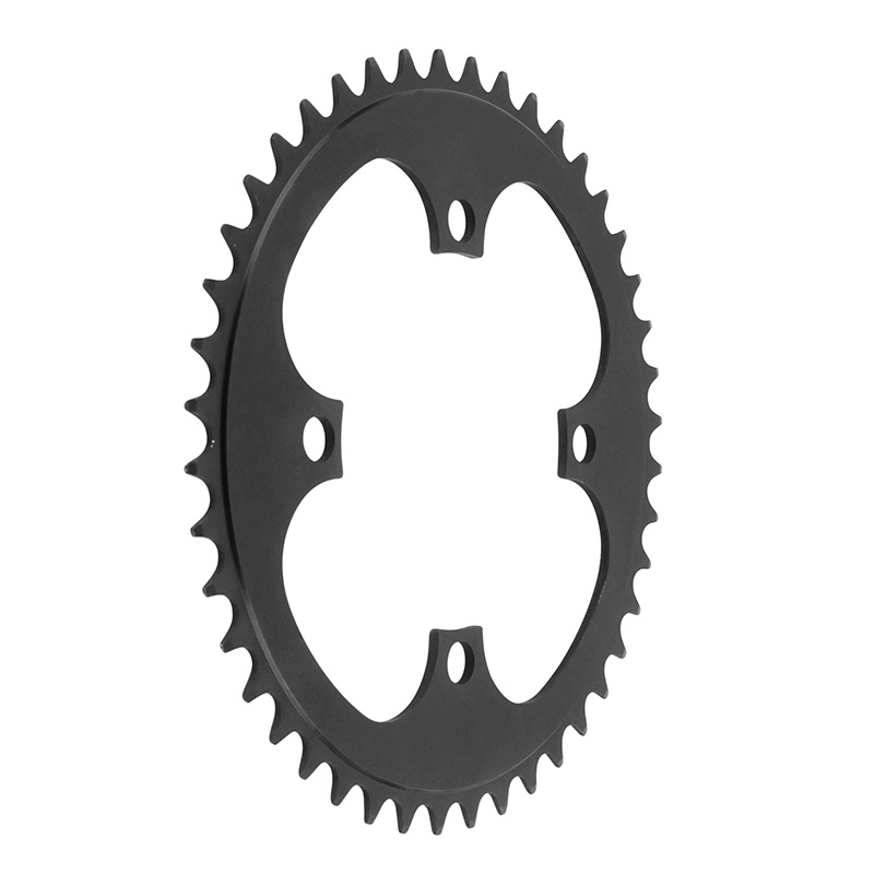 Plateau vae-e-bike 4BRA d.104 pour bosch - brose - yamaha - bafang Esjot 44DTS mono noir alu (2.38 - 1-2X3-32" - 5.65 – 1-2X11-128") - vue 3