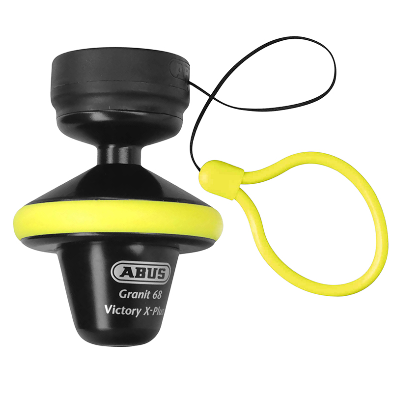 Antivol bloque disque Abus Granit Victory X-Plus III 68 Roll-Up Ø14mm noir-jaune - vue 2