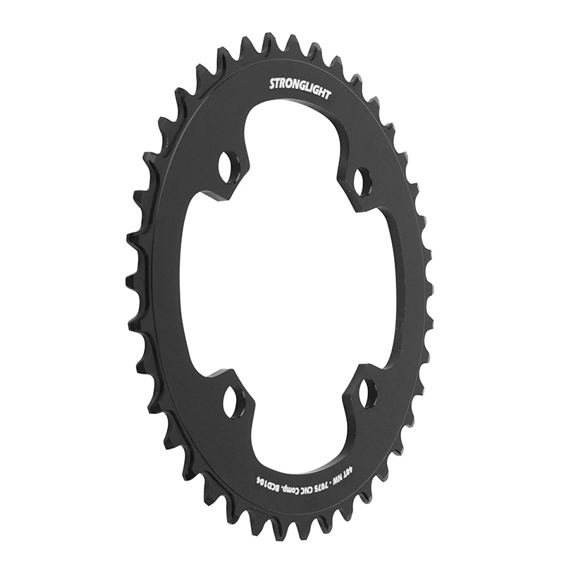 Plateau Stronglight 40DTS mono noir alu 7075 narrow wide 12-11V pour VAE Bosch Brose Yamaha Bafang Shimano SRAM - vue 3