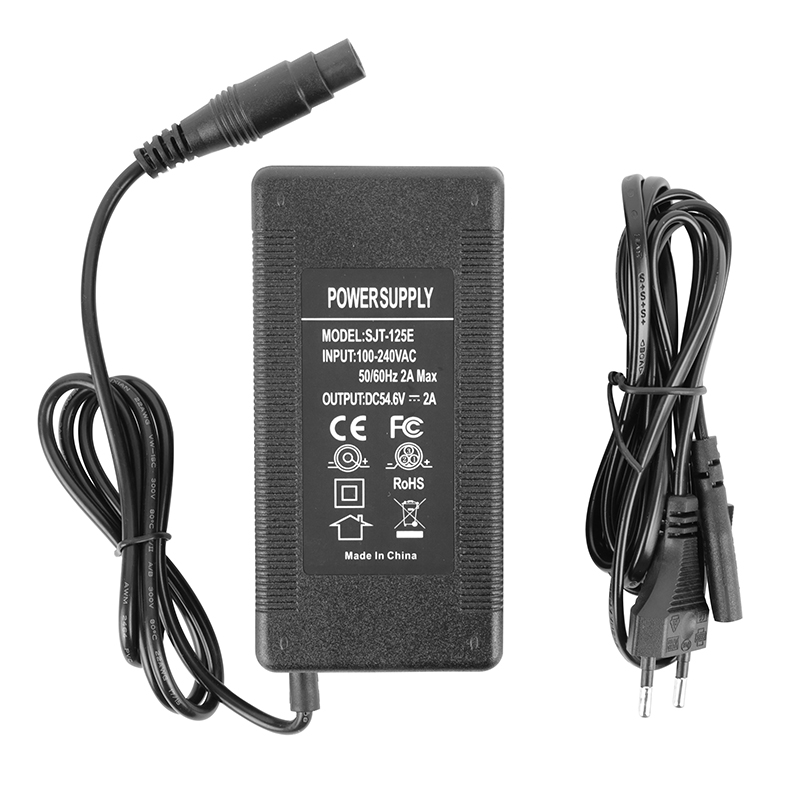 Chargeur de batterie trottinette 48V-54,6V 2A connecteur MI4 Pro Max Plus - vue 2