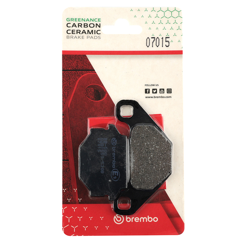 Plaquette de frein Brembo carbone céramique 07015 CC - vue 4