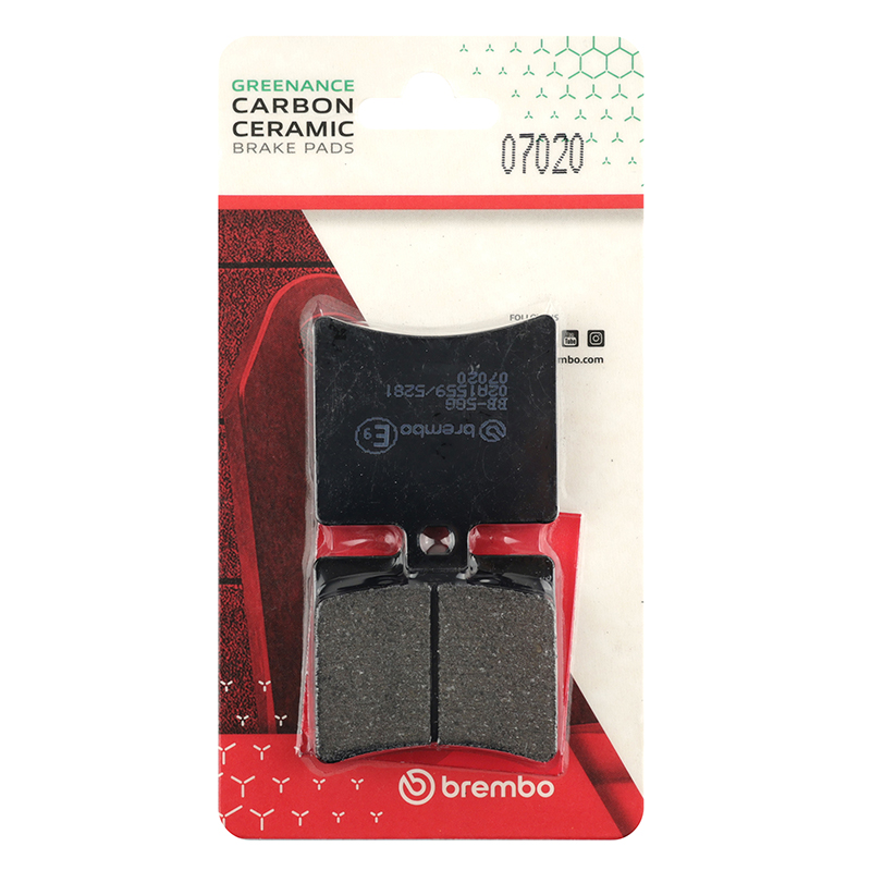 Plaquette de frein Brembo carbone céramique pour Aprilia Atlantic 125, Benelli Velvet 250, Malaguti Phantom Max 125 arrière - vue 4