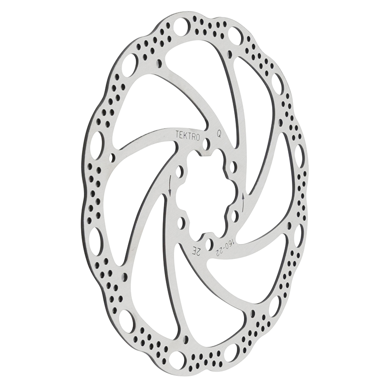 Disque de frein Tektro 160 mm 6 trous argent - vue 3