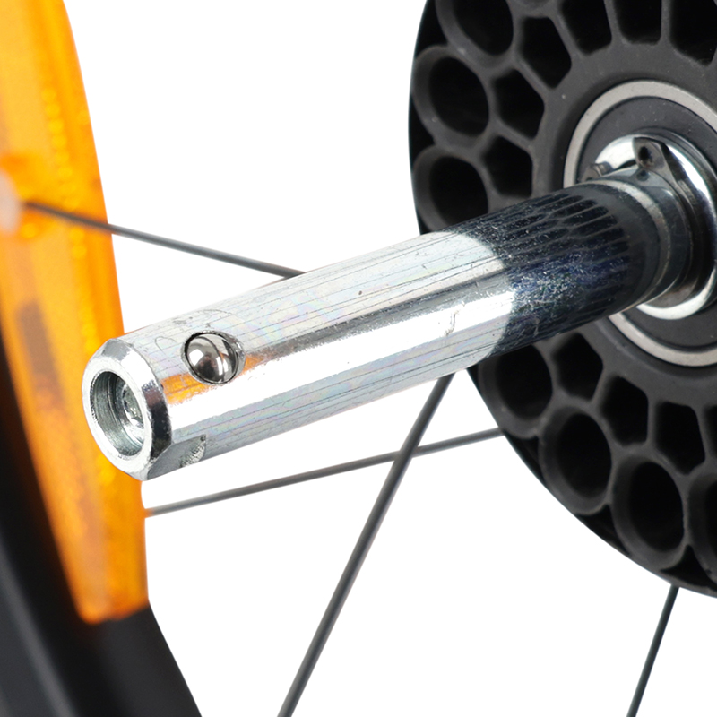 Roue remorque vélo 20" moyeu fusée rayon avec pneu et chambre (droite) Polisport 161054 - vue 4