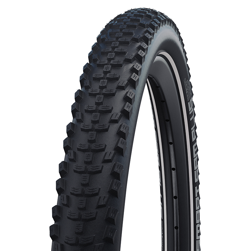 Pneu VTT Schwalbe Smart Sam Plus Addix 27.5 x 2.25 TR Flanc Réflex Double Defense Greenguard