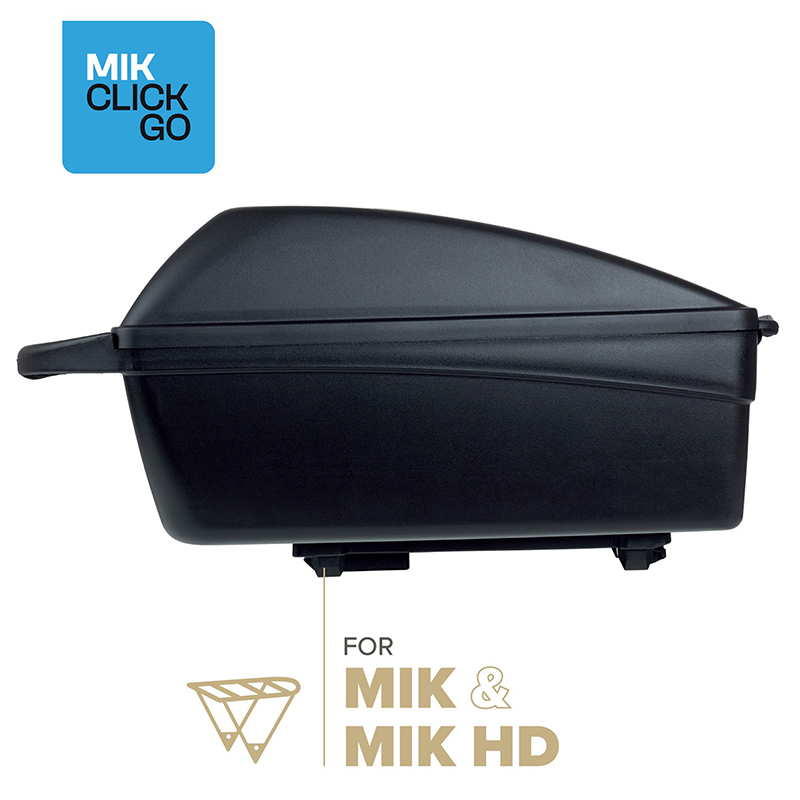 Top case velo box Polisport 11L noir fixation mik-mik-hd 2.0 verrouillage securise sur porte bagage a cle (long 42CM x larg 26CM x haut 21CM) - poids max 5 KG - vue 7