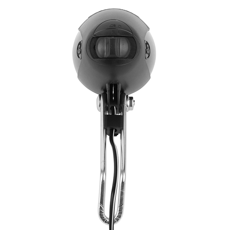 Eclairage velo vae - e-bike avant sur fourche Trelock LS583 bike-retro 15LUX noir compatible dynamo - pour voir a 35M et visible a 2,250KMS - vue 4