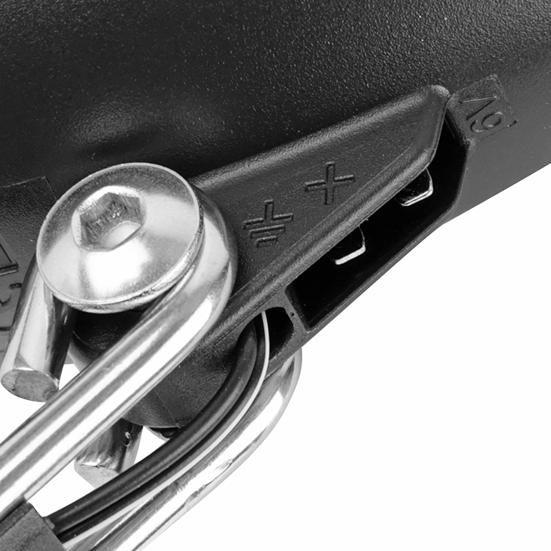 Eclairage velo vae - e-bike avant sur fourche Trelock LS583 bike-retro 15LUX noir compatible dynamo - pour voir a 35M et visible a 2,250KMS - vue 6