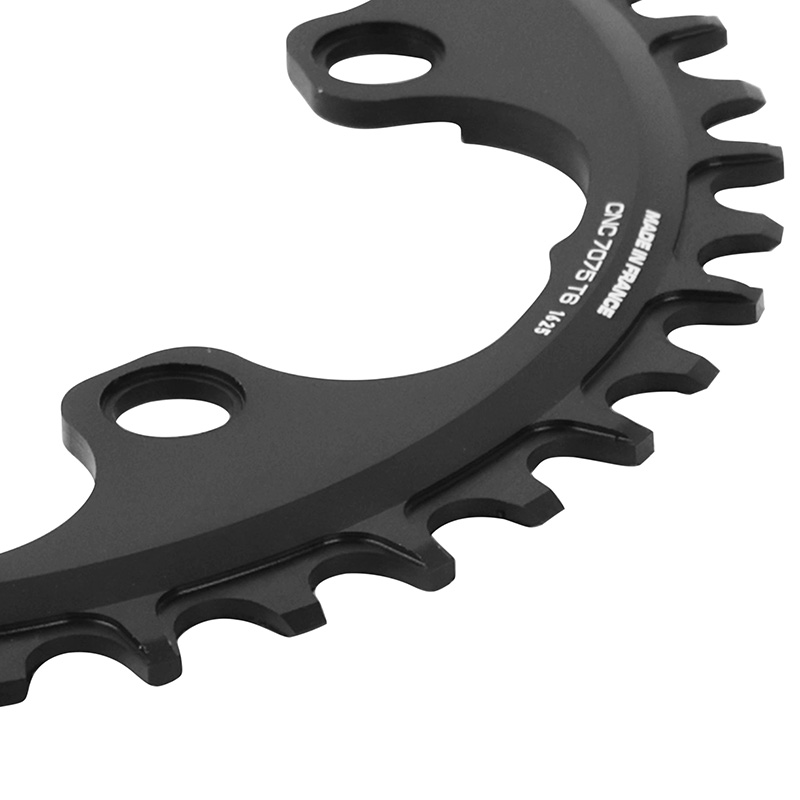 Plateau gravel 5BRA d.110 pour shimano GRX mono ta 110 one 42DTS compatible shimano-sram noir 10-11-(12V sram) - vue 4