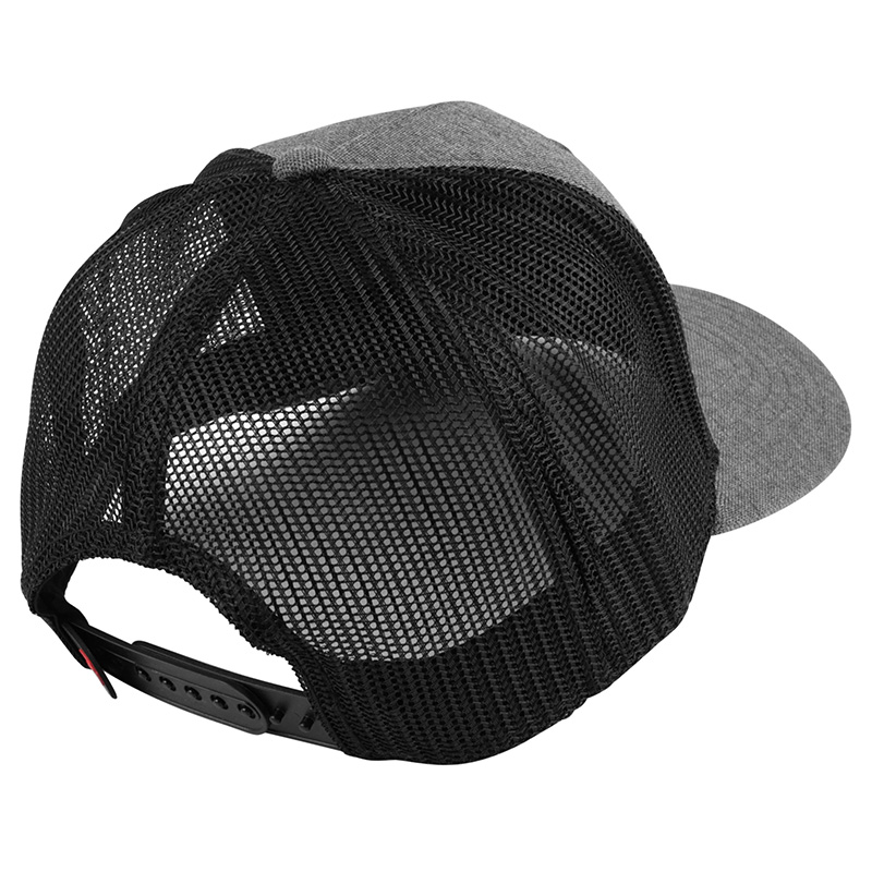 Casquette Akrapovic type camionneur gris foncé maille noire - vue 6