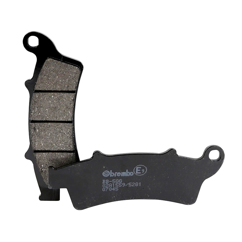 Plaquette de frein Brembo pour kymco 125 DTX360 2022+2023 av, 300 x-town 2016+2020-piaggio 350 beverly sport touring 2012+2019 av-aprilia 125 scarabeo 2004+2010 av (scooter carbone ceramique) -07045 cc - vue 2