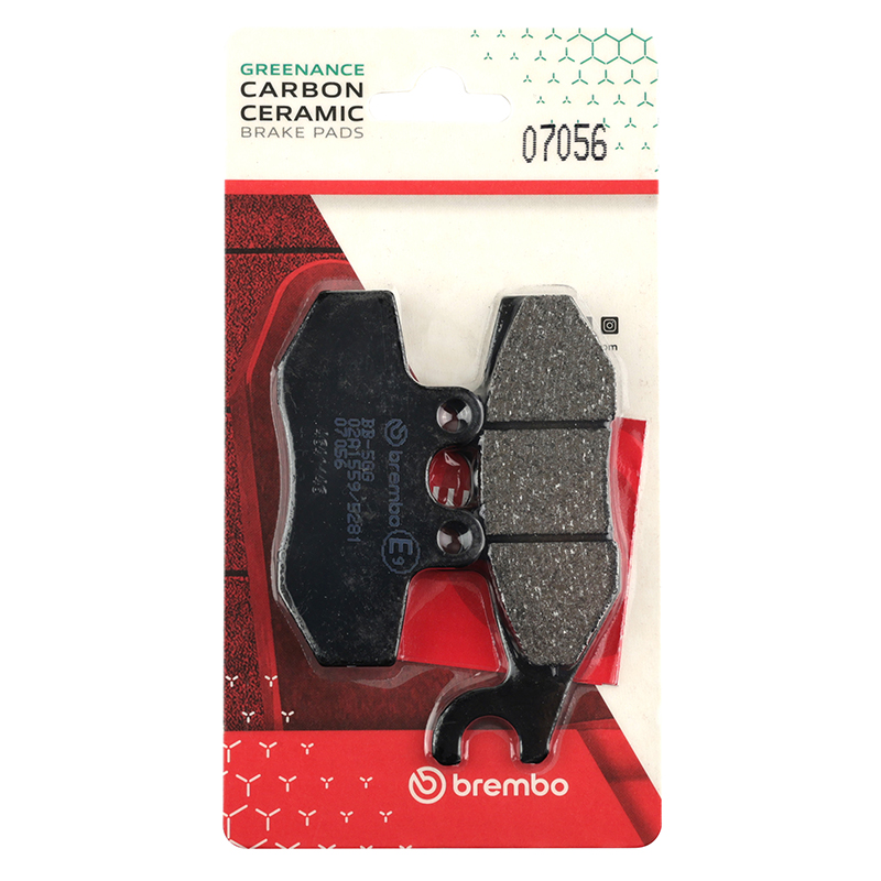 Plaquette de frein Brembo carbone-céramique 07056 CC - vue 4