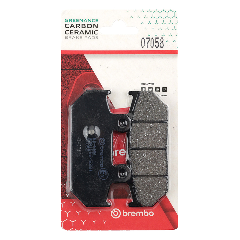 Plaquette de frein Brembo carbone céramique 07058 CC Suzuki Burgman 400/650 - vue 4
