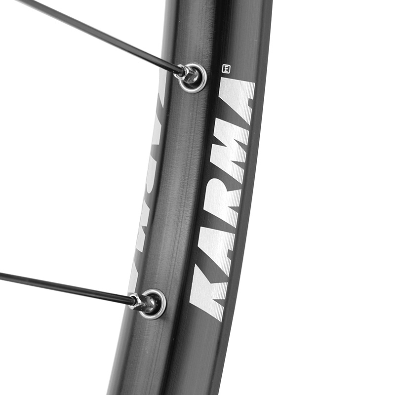 Roue VTT disque blocage 27,5" Karma arrière noir moyeu Shimano QC400 Centerlock cassette Shimano 11-10-9V 32 rayons jante 21C poids max 150 kg - vue 4