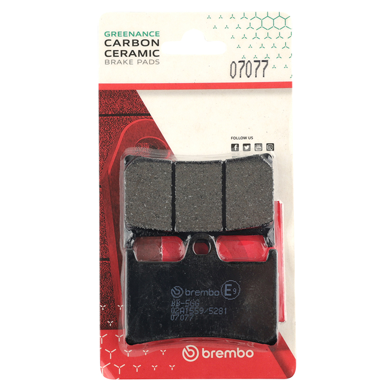 Plaquette de frein Brembo carbone céramique avant Yamaha TMAX 560/530/500 -07077 cc - vue 4