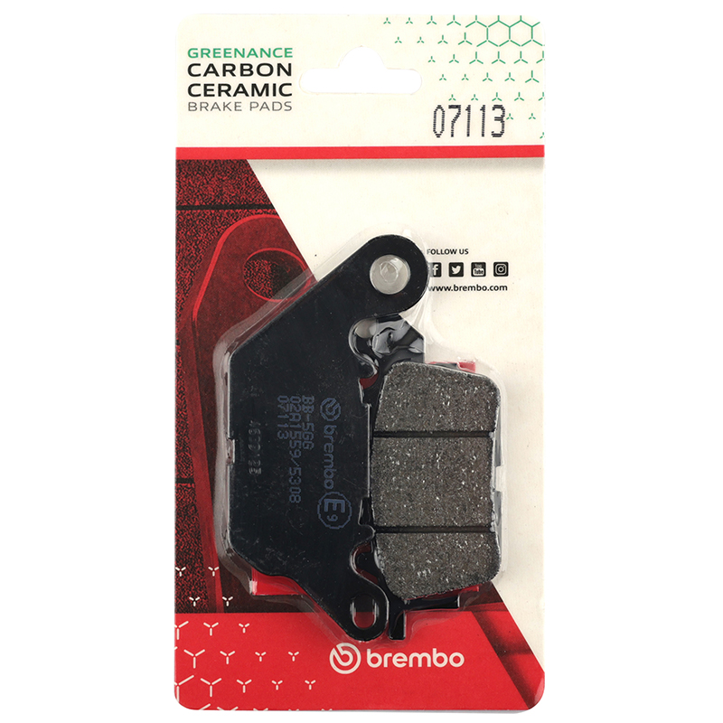 Plaquette de frein Brembo pour Yamaha 125 N-Max 2015+ avant carbone-céramique 07113 CC - vue 4