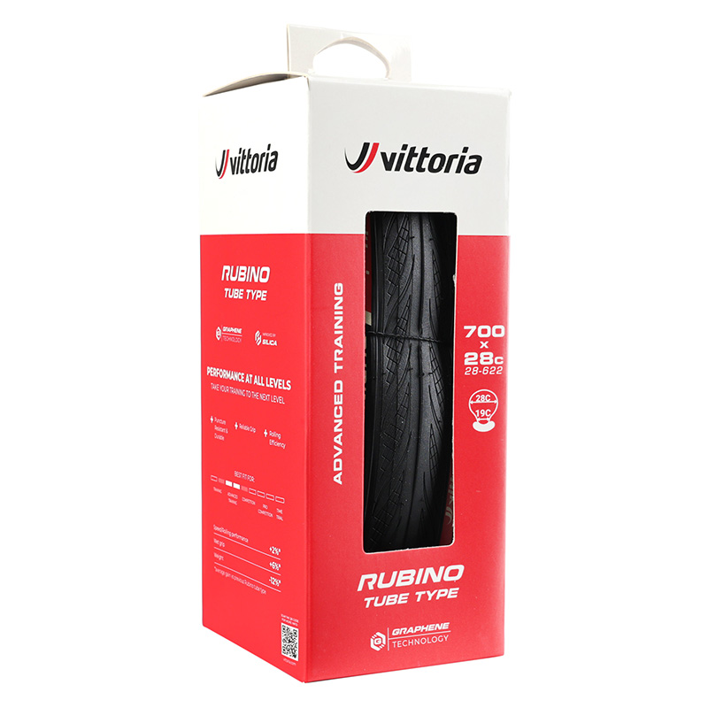 Pneu route Vittoria Rubino Pro V noir Graphène 2.0 TS 700 x 28 - vue 3