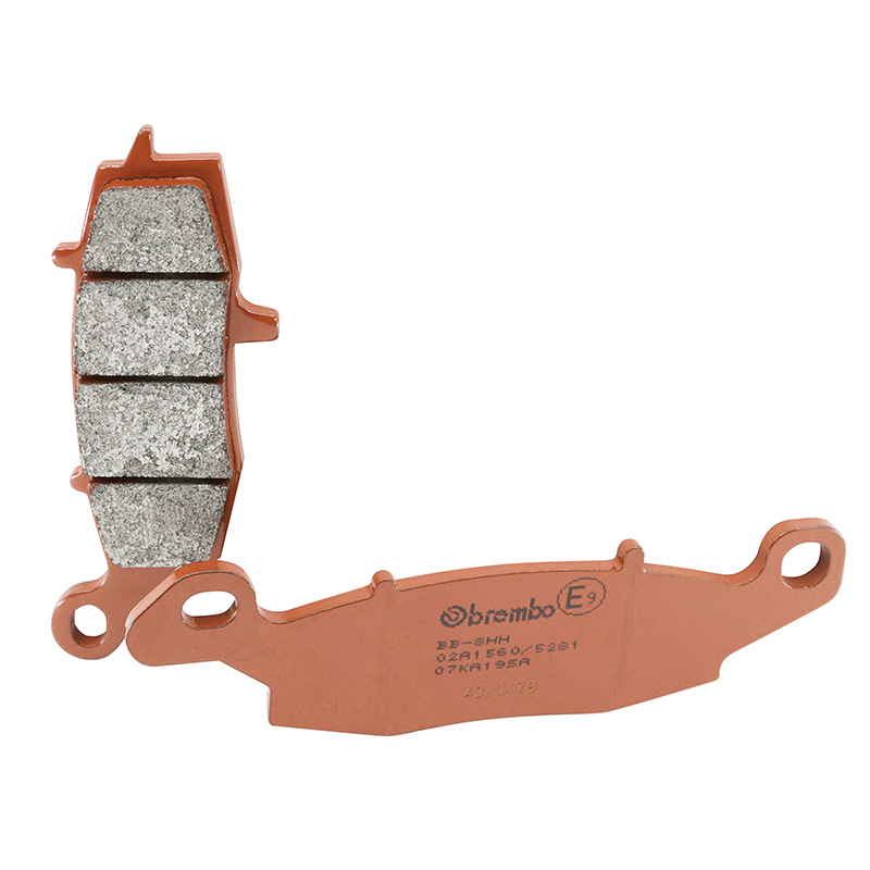 Plaquette de frein Brembo pour kawasaki 85 KX 2001+ av-suzuki 85 RM 2005+ av (off road metal fritte) -07KA22SD - vue 2