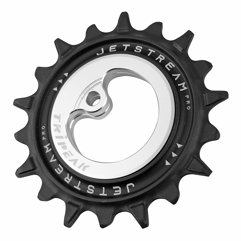 Galet derailleur aopw Tripeak 14-18 dents ceramique 12X1V. sram t type argent (jeu de 2) (garantie 4 ans) - vue 2