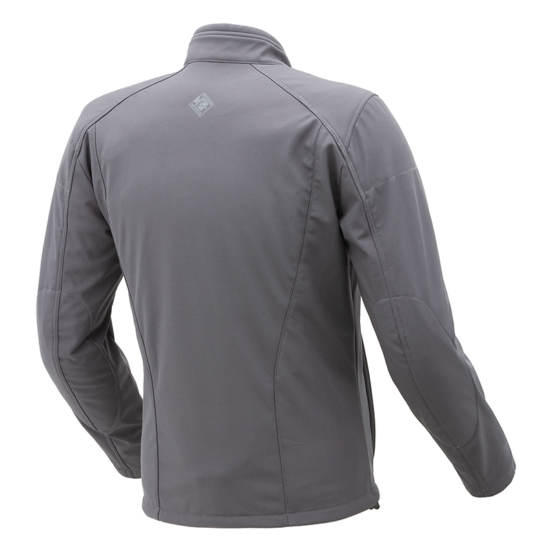 Blouson moto printemps-ete homme tucano ovetto softshell gris fonce respirant, deperlant, coupe-vent taille l certifie ce-classe a (selon la directive en17092-2020) - vue 2