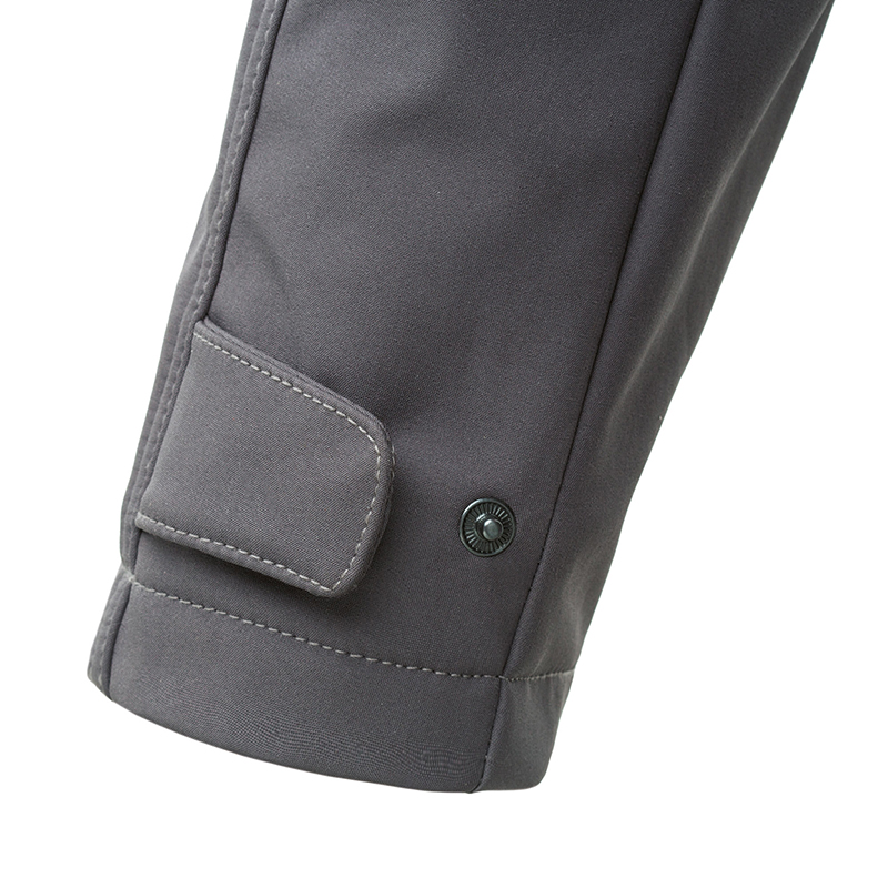 Blouson moto printemps-ete homme tucano ovetto softshell gris fonce respirant, deperlant, coupe-vent taille l certifie ce-classe a (selon la directive en17092-2020) - vue 4