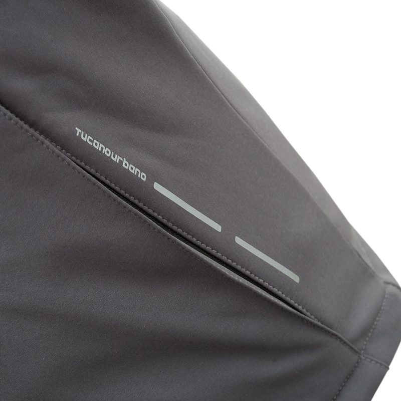 Blouson moto printemps-ete homme tucano ovetto softshell gris fonce respirant, deperlant, coupe-vent taille l certifie ce-classe a (selon la directive en17092-2020) - vue 5