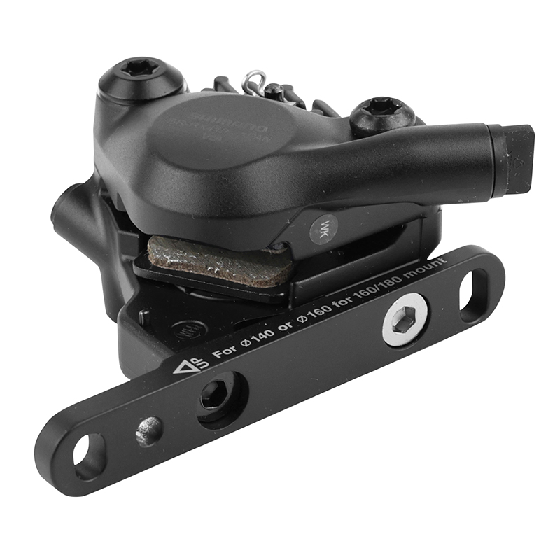Étrier de frein gravel disque hydraulique avant Shimano GRX 2 pistons flatmount noir - vue 4