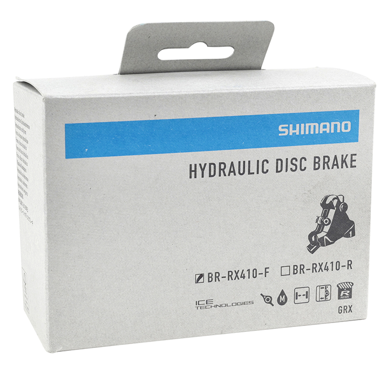 Étrier de frein gravel disque hydraulique avant Shimano GRX 2 pistons flatmount noir - vue 5