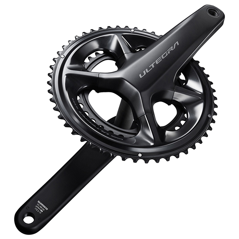 Pédalier route Shimano Ultegra R8100 12V noir 50-34 160 mm - vue 2