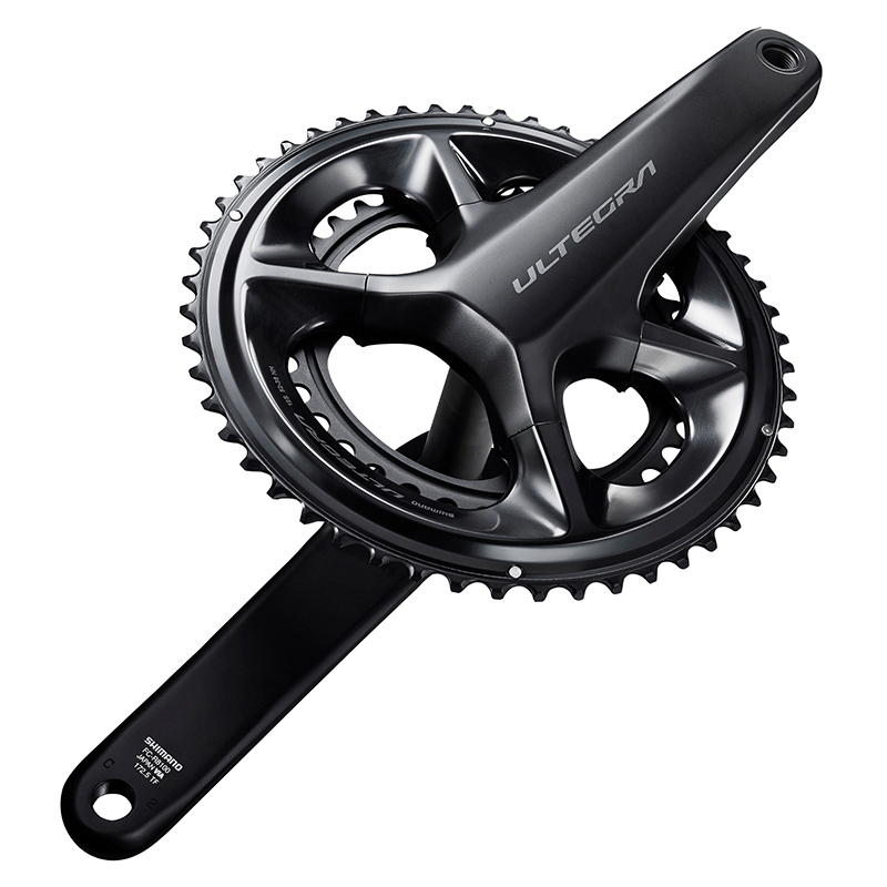 Pédalier route Shimano Ultegra R8100 12V noir 52-36 160 mm - vue 2