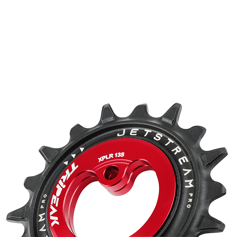 Galet derailleur aopw Tripeak 14-18 dents ceramique 13X1V. sram axs XPLR red e1-force-rival E1 rouge (jeu de 2) (garantie 4 ans) - vue 2