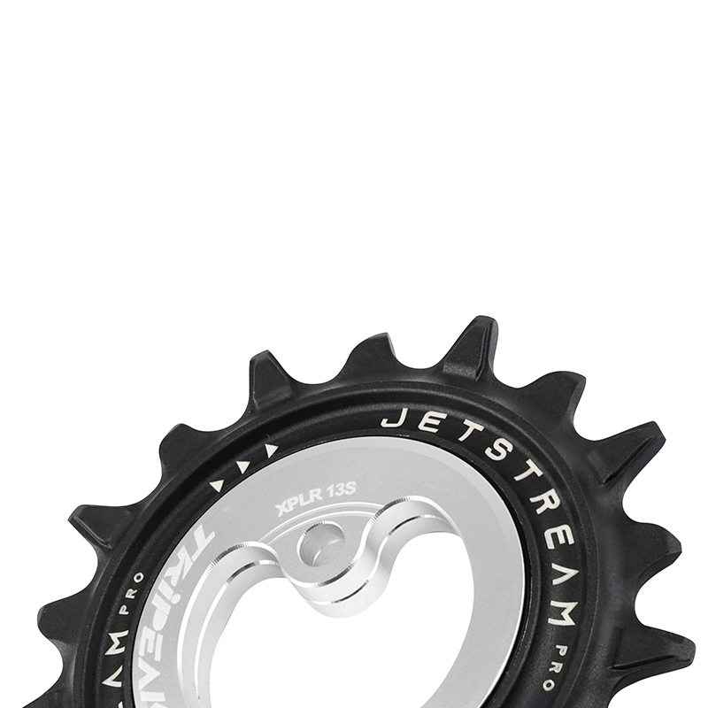 Galet derailleur aopw Tripeak 14-18 dents ceramique 13X1V. sram axs XPLR red e1-force-rival E1 argent (jeu de 2) (garantie 4 ans) - vue 2
