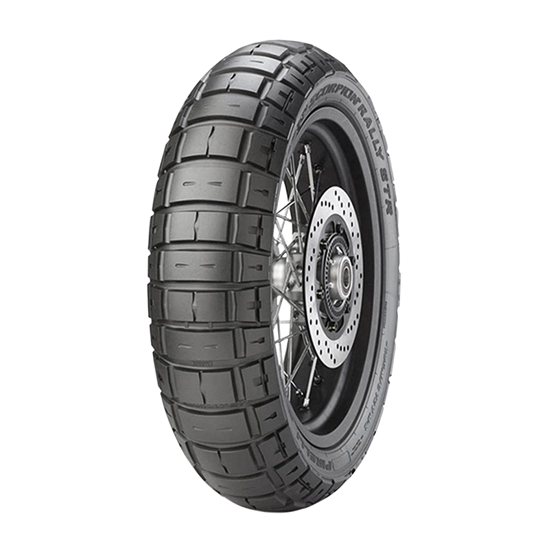 Pneu moto arrière Pirelli Scorpion Rally STR 150-60-17 M+S TL 66H - vue 2